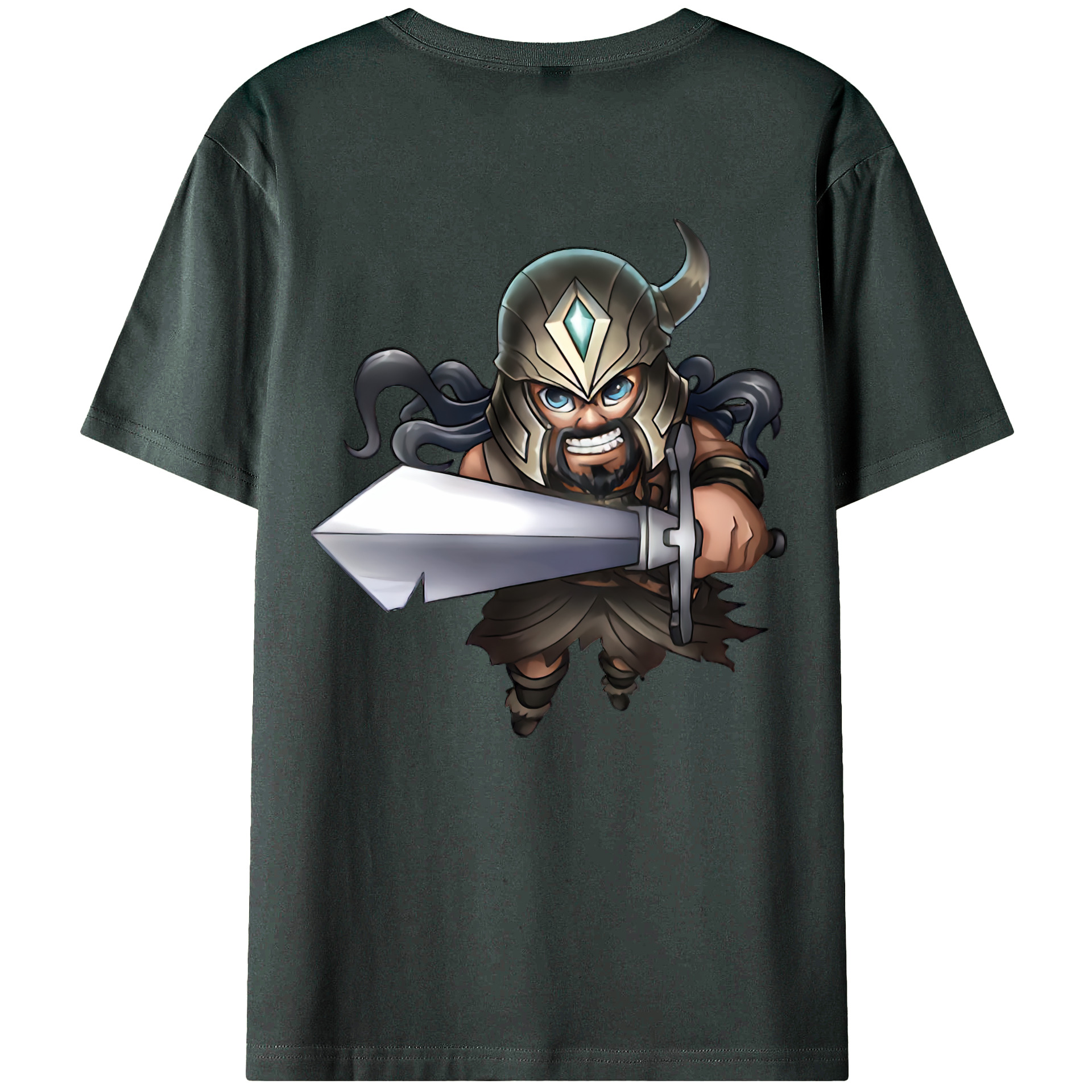 （画像用） リーグ・オブ・レジェンド League of Legends LOL 綿100％ メンズ半袖Tシャツ（バックプリント） 通気性